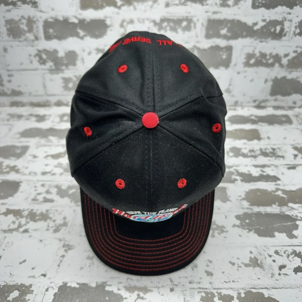 Hard Rock Cafe London Hat Black Snapback Stitched 100% Cotton Save The Planet